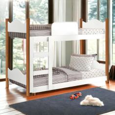 Beliche Infantil Encanto Branca E Nature Gabrielli