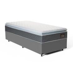 Cama Box com Colchão de Espuma D45 Pillow Top Fort Comfort Solteiro 88