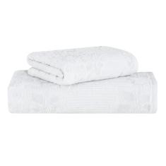 Buddemeyer Jogo de Toalhas Lollipop Banho Cinza 2 Peças