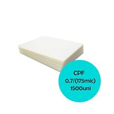 Polaseal CPF 1500un Plástico para Plastificação 0,07 175mic