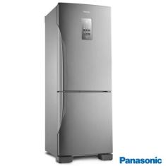 Refrigerador Bottom Freezer Panasonic De 02 Portas Frost Free Com 425 Litros E Painel Easy Touch Aço Escovado, 220V - Bb53