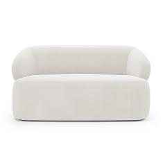 Sofá Orgânico 03 Lugares Living Glee 170cm Bouclê Off White - Desk Design