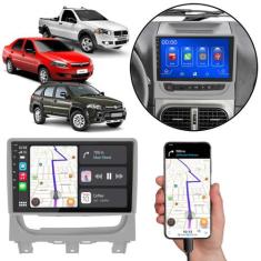 Kit Multimidia Carplay 9" Palio Weekend Siena El Strada 2012-2020 MP5 