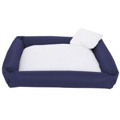 Cama Para Pet Cães E Gatos Sherpa - Deccoralle, Azul Marinho, Médio
