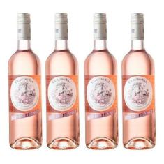Vinho Claude Val Rosé 750Ml Kit Com 04 Unidades
