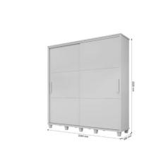 Roupeiro/Armário/Guarda Roupas/Organizador MONT 2 Portas de Correr ret