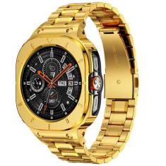 Pulseira e Case BAITEYOU em Aço Inoxidável para Relógio Samsung de 47m