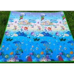 Tapete De Atividades Infantil Grosso - Dupla Face - 2,00x1,80 metros