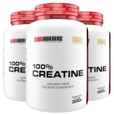 Kit 3x Creatina 300g Bodybuilders