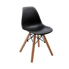 CADEIRA EAMES INFANTIL DSW MADEIRA CX 1 - PP PRETO