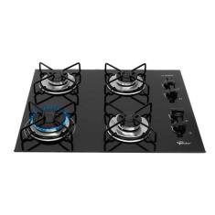 Cooktop 4 Bocas Fit Line Fischer Preto Bivolt, Bivolt