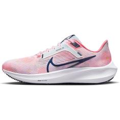 NIKE Tênis de corrida feminino Air Zoom Pegasus 40 Road, Meia-noite rosa pérola, 10 UK