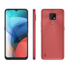 Smartphone Motorola Moto E7 64GB Cobre 4G Octa-Core 2GB RAM 6,5” Câm. Dupla + Selfie 5MP