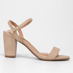 Sandália Vizzano Salto Médio Grosso Tira Feminina-Feminino