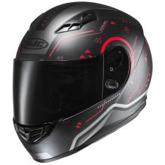 Capacete Hjc Cs 15 Safa Preto Com Vermelho 58