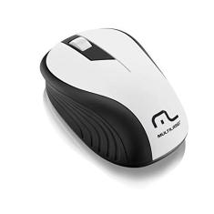 Mouse sem Fio Wave Conexão USB 1200DPI 3 Botões Ergonômico Branco - MO216