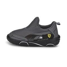 PUMA Tênis infantil unissex Ferrari Bao Kart, Pérola fumê - Puma preto