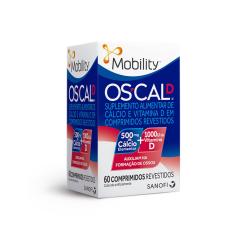 Cálcio 500mg + Vitamina D 1000UI Mobility Os-Cal D 60 comprimidos 60 Comprimidos Revestidos