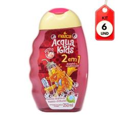 Kit C/06 Acqua Kids 2Em1 Milk Shake Shampoo 250ml