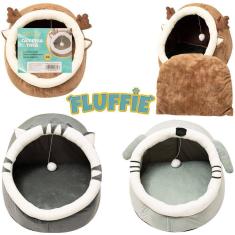 Cama Toca De Pelucia Para Cachorro E Gato G Fluffie
