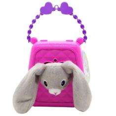 Cute PETS Pelucia Coelho com Bolsa PINK SHINY TOYS 1219