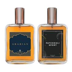 Kit Perfume Masculino - Arabian + Patchouli Sport 100Ml - Essência Do 
