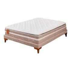 Cama Box King Size (Box + Colchão) 193x203x73 Prorelax Látex Soft Gel 