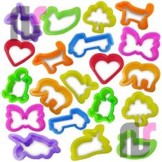 Cortadores Molde P/ Massinha De Moldelar Bichinho Animais Coração Carr