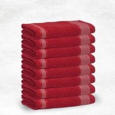 Kit 8 Toalhas de Banho Gigante 0.75 x 1.45 mts 100% Algodão - Casa Lin