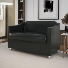 Namoradeira Decorativa Sala De Estar Elegante preto