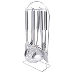 Jogo de Utensílios com 7 Peças Mesa Mimo Style Prata