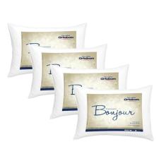 Kit 4 Travesseiros De Algodão Macio Ortobom Bonjour