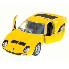Miniatura 1971 Lamborghini Miura Escala 1:34 Amarelo