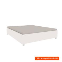Base para Cama Box Casal Mônaco Neve