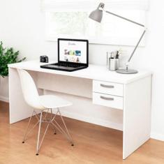 Mesa De Escritório 1.20x60 Com Gaveteiro Tampo 30mm Netmobil
