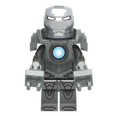 Boneco Blocos De Montar Homem De Ferro Armadura Mark Mk34