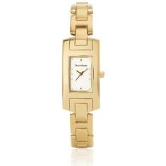 Relógio De Pulso Jean Vernier Feminino Dourado Jv07678L