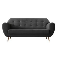 Sofá 3 Lugares Beegees Linho Grafite