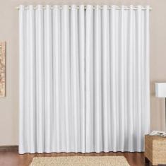 Cortina Blackout 2,00M X 1,70M Gelo Tecido Blackout Corta Luz Sala Ou 