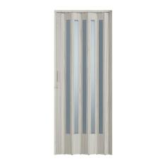 Porta Sanfonada Pvc Plastporta 210x60cm Translucida Bcf