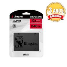 Ssd Kingston A400 240GB sata Leitura 500MB/s Gravação 350MB/s SA400S37/240G