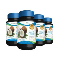 4 x Óleo de Coco com Vitamina E Nutriblue