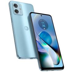 Smartphone Motorola Moto G54 5G Azul 128GB, 4GB RAM, Tela de 6.5", Câmera Traseira Dupla, Selfies de 16MP, Android e Processador Octa-Core