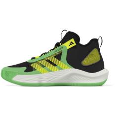 adidas Tênis de basquete masculino Adizero Select, Preto/amarelo/branco., 39