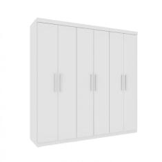 Guarda Roupa Casal 6 Portas 3 Gavetas Olimpo TCIL Móveis