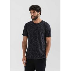 Camiseta Básica Masculina Regular Em Malha Jet Com Bordado - Hering, G