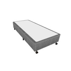Cama Box Base Solteiro Poli Tecido Gray (78x188x27) - Castor