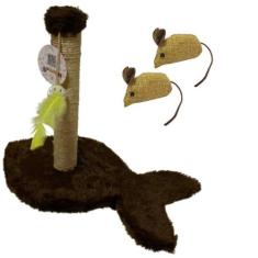 Kit De Gato - Arranhador Torre E 2 Ratinhos Com Catnip. - Nica pet