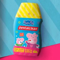 Gel Dental Infantil sem Flúor Peppa Pig Dentalclean Mix de Frutas Fras