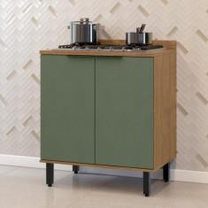 Balcão para Cozinha 2 Portas Toscana Espresso Móveis